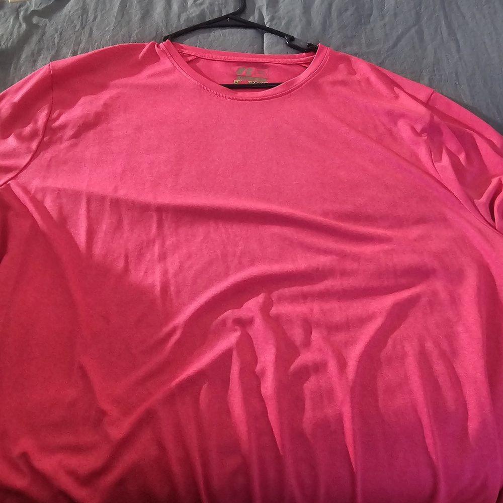 Russell Athletic Bright Pink Short Sleeve Tee